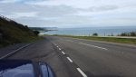 Sky Cloud Water Road surface Car